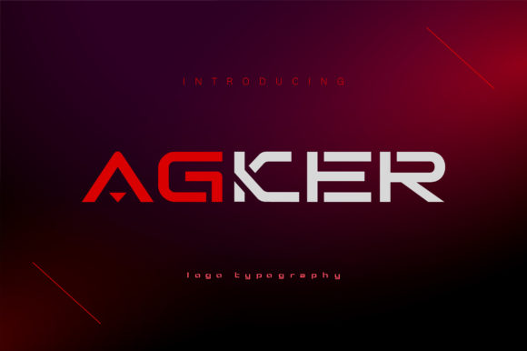 Agker: A Bold Font for Small Business Branding