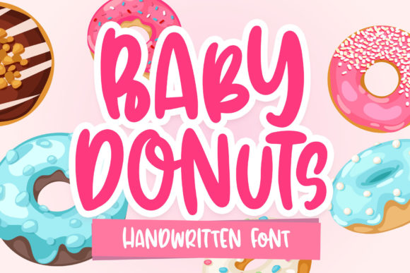 Baby Donuts Font for Playful Editorial Design