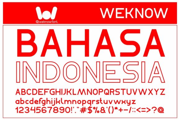 Bahasa Indonesia Display Font Review