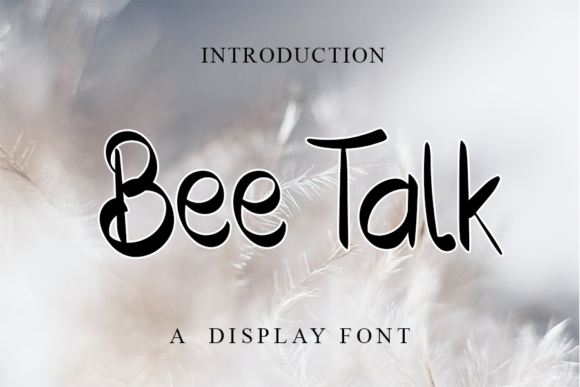 Bee Talk: A Handwritten Font for Editorial Design