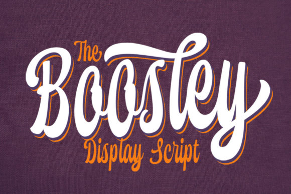 Boosley: A Bold Handwritten Font for Creative Makers