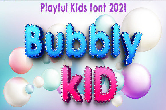 Bubbly Kid: A Playful Display Font for Creative Projects
