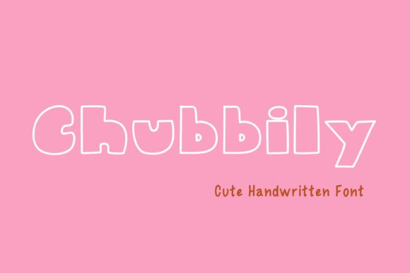 Chubbily: A Joyful Display Font for Editorial Design