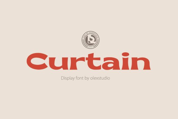 Curtain Font for Bold Brand Campaigns