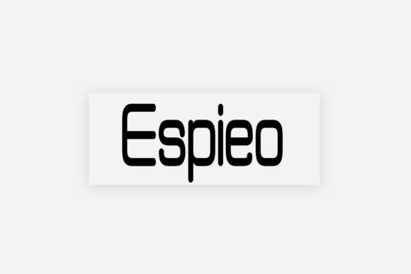 Espieo: A Minimal Display Font for Bold Campaigns