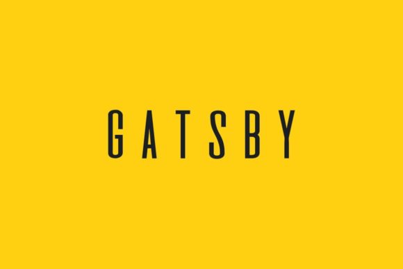 Gatsby: A Minimal Display Font for Editorial Elegance