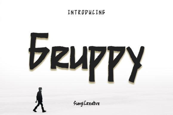 Gruppy: A Whimsical Font for Handmade Creations