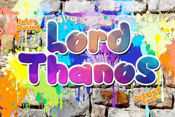Lord Thanos Font for a Polished Brand Look