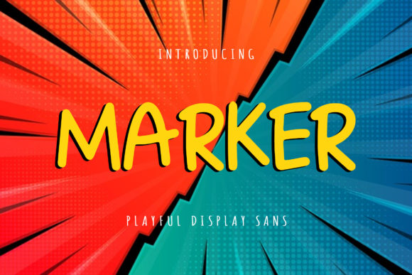 Marker Font for Web Design and Branding