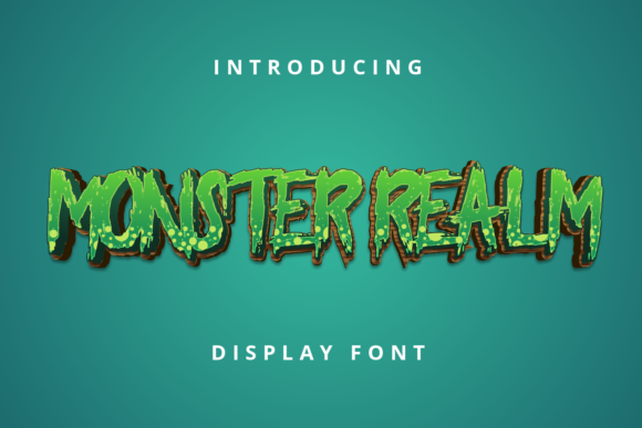 Monster Realm Font for Bold Editorial Design