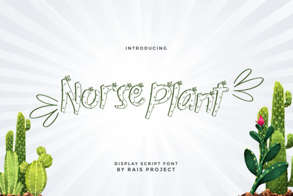 Nurse Plant Font for Business Branding