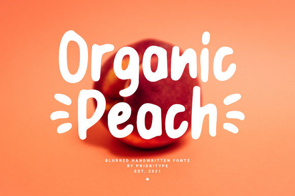 Organic Peach Font for Eye-Catching Brand Content