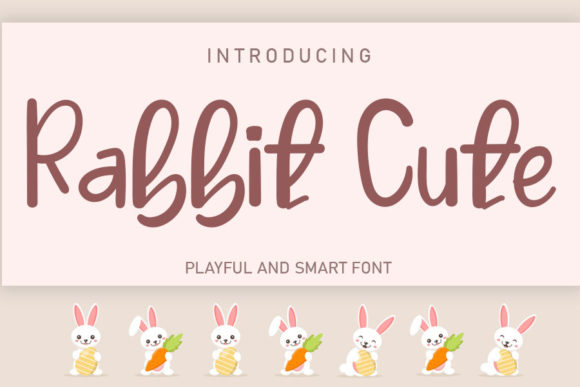 Rabbit Cute Font for Web Design