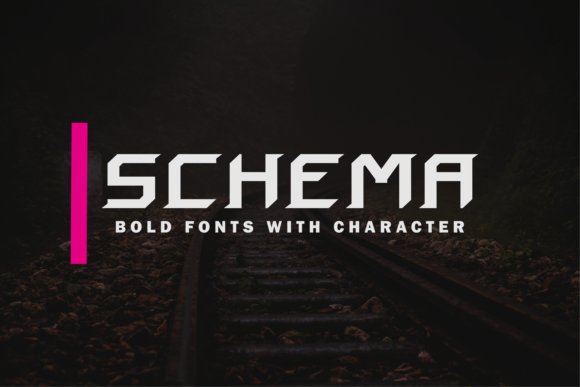 Schema Font for Web Design and Brand Identity