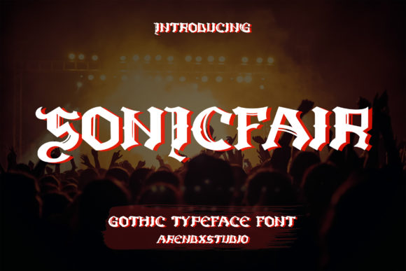 Sonicfair: A Gothic Display Font for Editorial Elegance