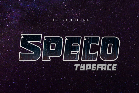 Speco: A Bold Display Font for Polished Branding