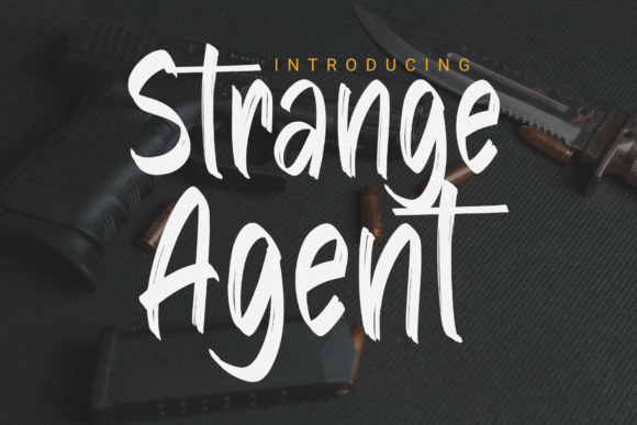 Strange Agent Font for a More Polished Brand Look