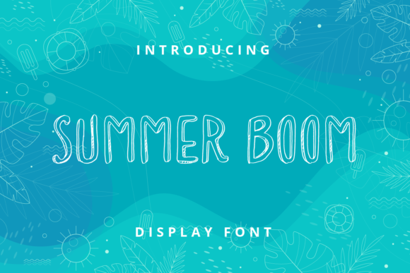 Summer Boom Font for Handmade Creations