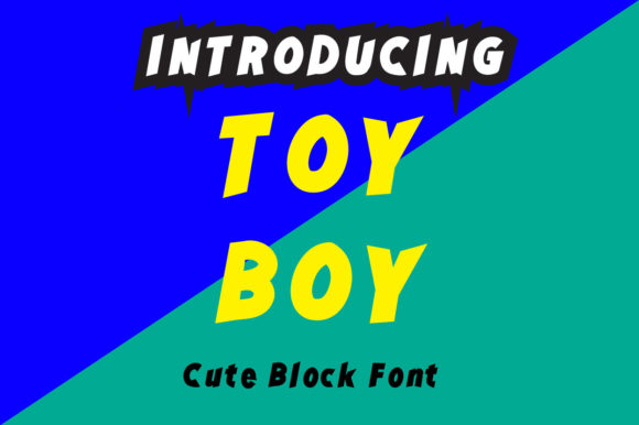 Toy Boy Font: A Playful Touch for Handmade Creations