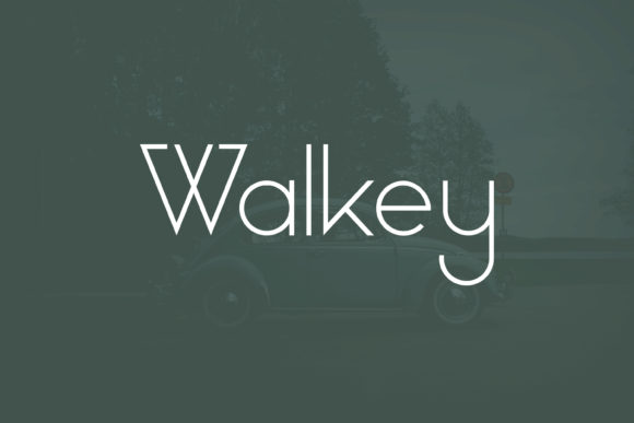 Walkey: A Display Font for Bold Branding and Visual Impact